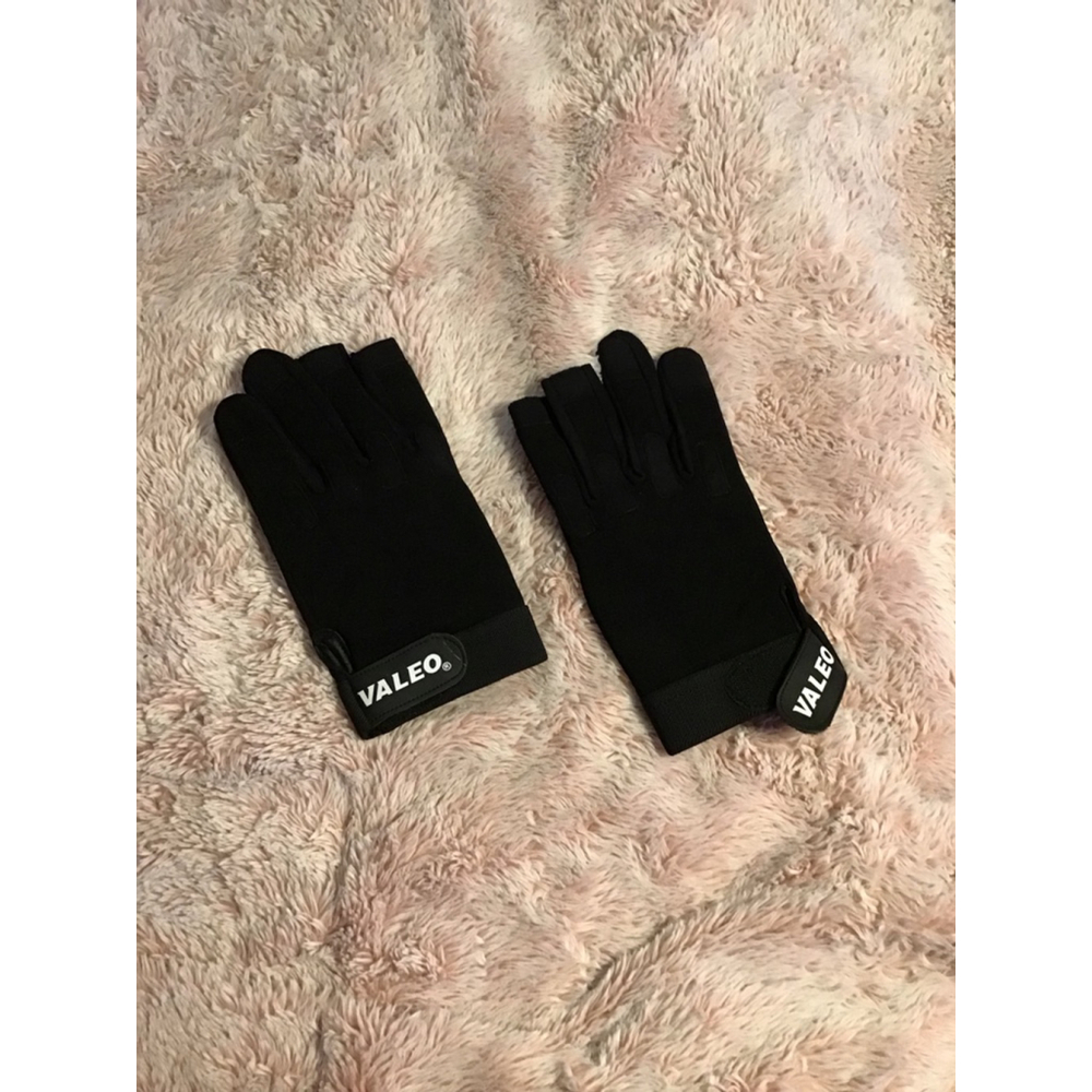 Women's VALEO Black & White XL Fitness Gloves